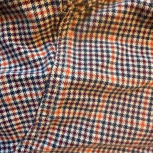 Eddie Bauer Men's Tall 3XL Flannel Multicolor Houndstooth Checked Long Sleeve - Picture 5 of 16